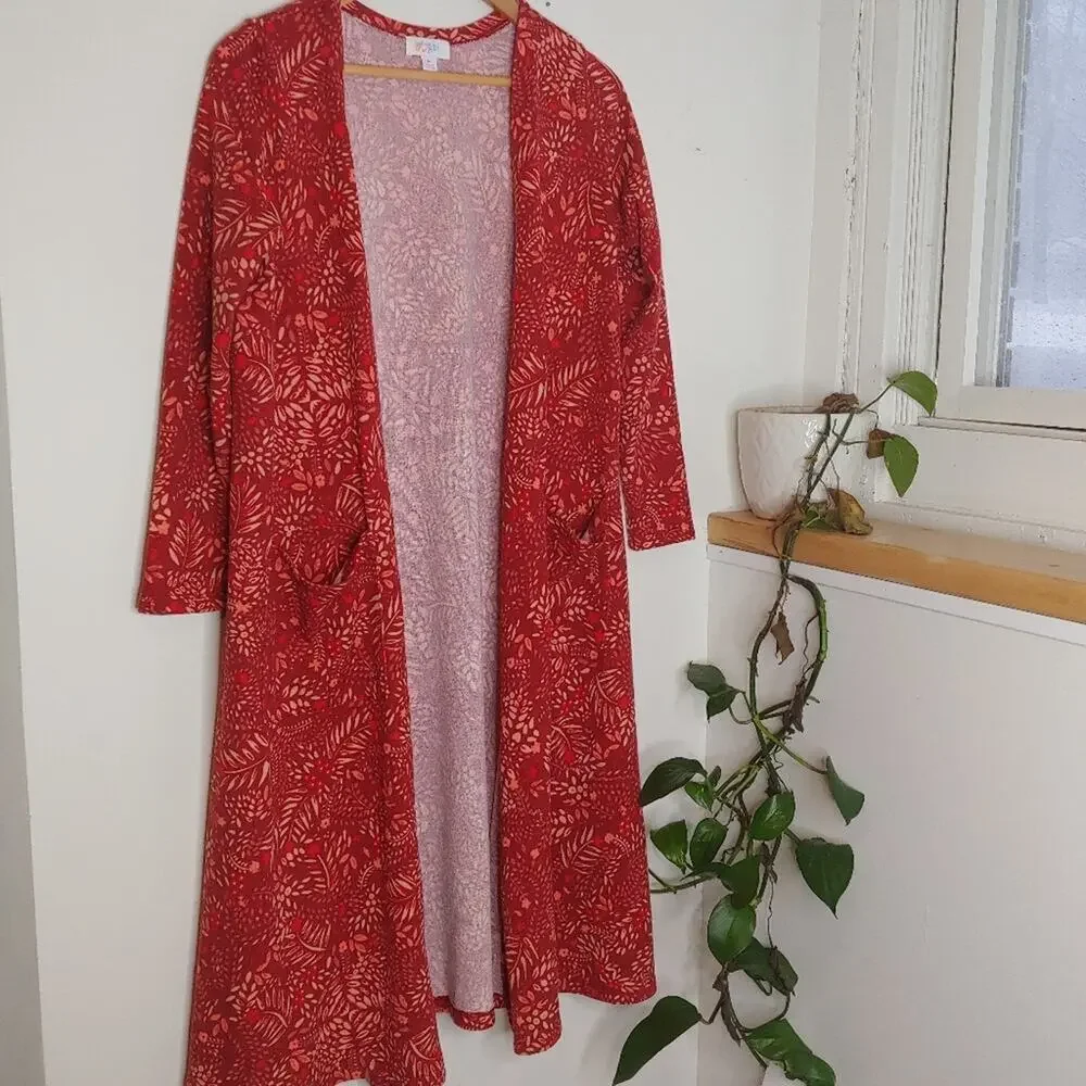 Lularoe Long Kimono Duster, Medium